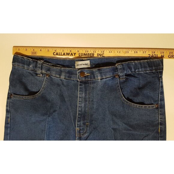 David Taylor Jeans Mens Size 38 X 24.5 Comfort Fit Straight Leg Denim - Picture 5 of 6